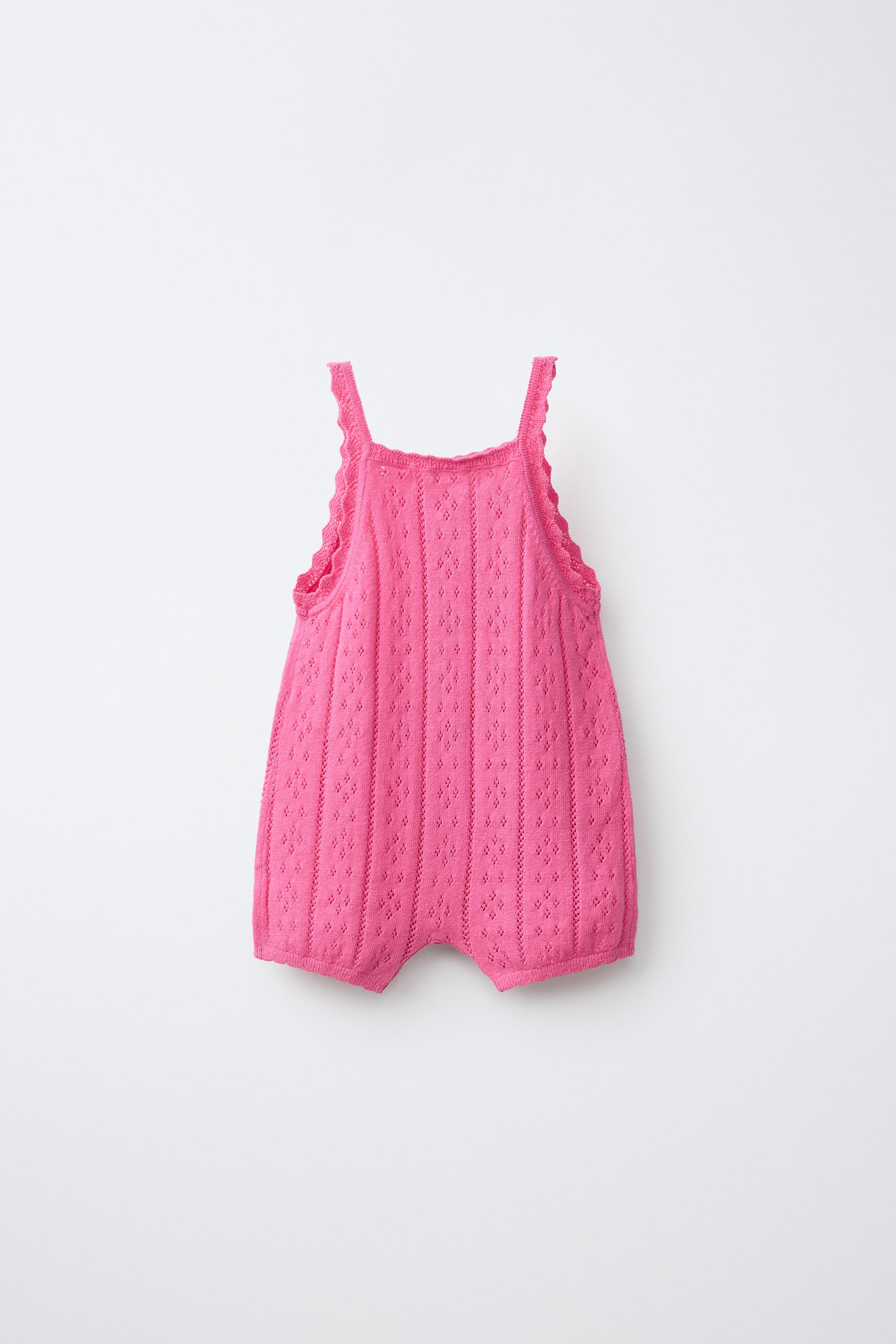 POINTELLE KNIT ROMPER